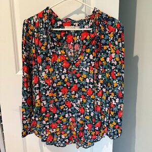 Loft medium floral blouse